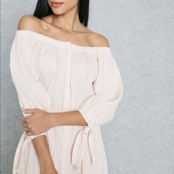 topshop pink bardot dress